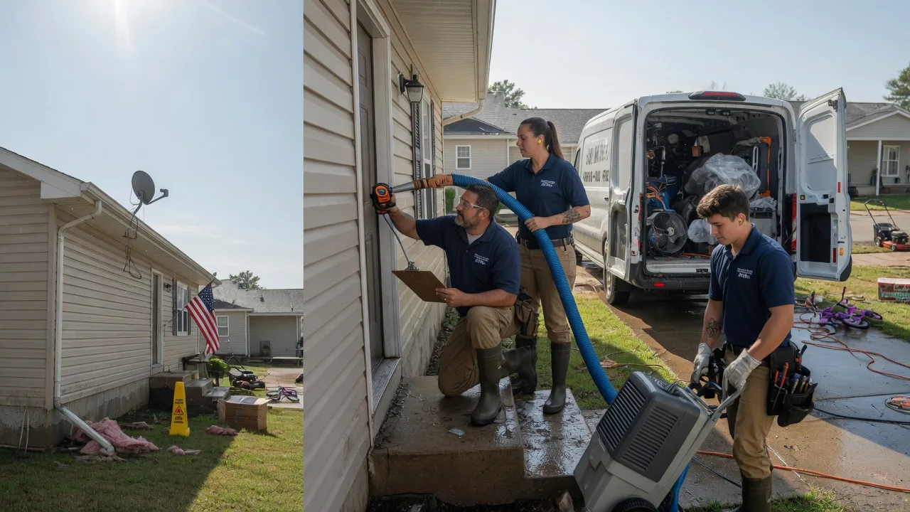 Ceiling Water Damage Restoration in Centralia, MO near me
